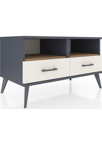 Hyperion Şifonyer 2 Raflı 2 Çekmeceli 88x44x48 Antrasit-çam/aytaşı Çam/aytaşı Hyperion Şifonyer 2 Raflı 2 Çekmeceli 88x44x48 Antrasit-çam/aytaşı Çam/aytaşı