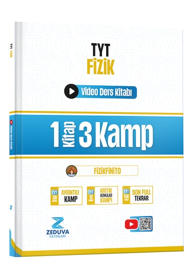 Zeduva Fizikfinito Tyt Fizik 1 Kitap 3 Kamp Video Ders Kitabı