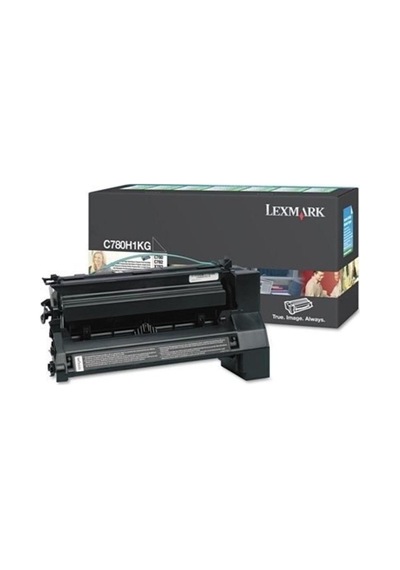 Lexmark C780-C780H1Kg Siyah Toner Lexmark C780/C780Dn