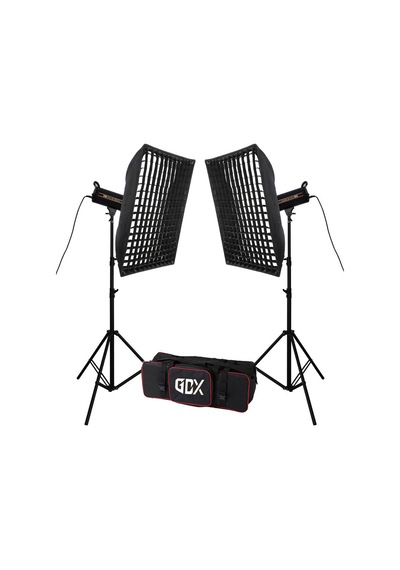 Gdx Hd-120ıı C Bicolor 2'li Işık Seti 120w Video Led Işığı
