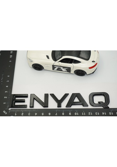 Dk Tuning Skoda Enyaq Bagaj Siyah Yazı Logo Arma -