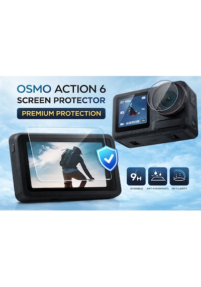 Djı Osmo Action 6 Ekran Koruma Seti