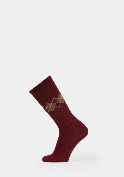 Colin's Colins Kadın Bordo Çorap Cl1082826 Q1.v2 Bur Çok Renkli