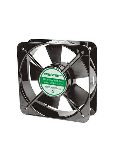 Salzer 200x200x60 220v Kare Fan Pd200b-220