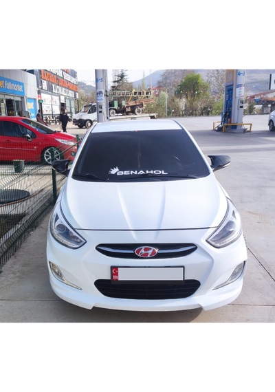 Sts Oto Aksesuar Hyundai Accent Blue Sinyalli Batman Yarasa Ayna Kapağı Piano Black Abs Plastik (01)