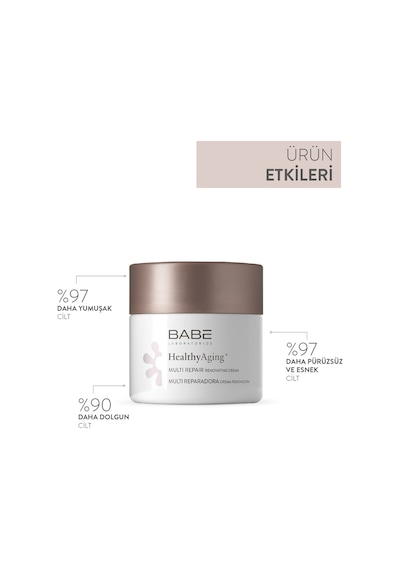 Babe Healthyaging+ Multi Repair Night Cream 50ml - Yenileyici Gece Bakım Kremi
