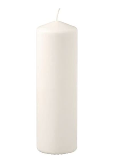 Ikea Fenomen Blok Mum 7,8 X 20 Cm Beyaz