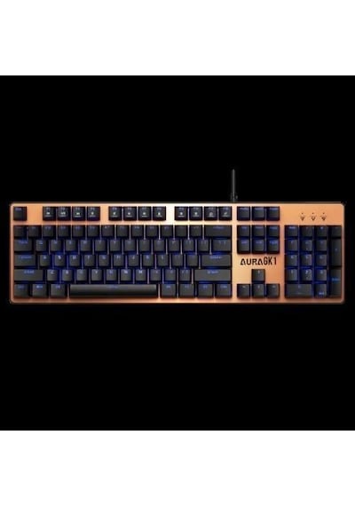 Gamdıas Aura Gk1, Usb Kablolu, İngilizce, Çok Renkli Arka Aydınlatma, Red Mekanik Switch, Bronze Edition, Gaming Klavye