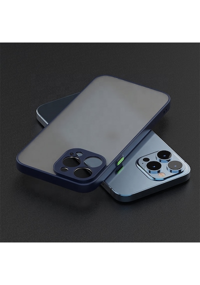 Apple Uyumlu iPhone 13 Pro Kilif Lens Korumali Mat Silikon Kapak 523931986
