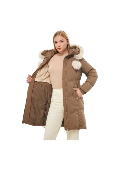 Kadın Spor Kapüşonlu Mont M5304 Bgl-st03222 001
