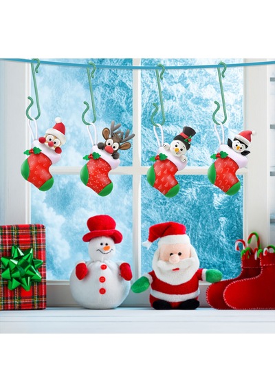 Noel Süsleme Kancaları 10 Pcs Plastik S Şekilli Noel Ağacı Kancaları Noel Ağacı Dekorasyonu İçin Süs Askıları