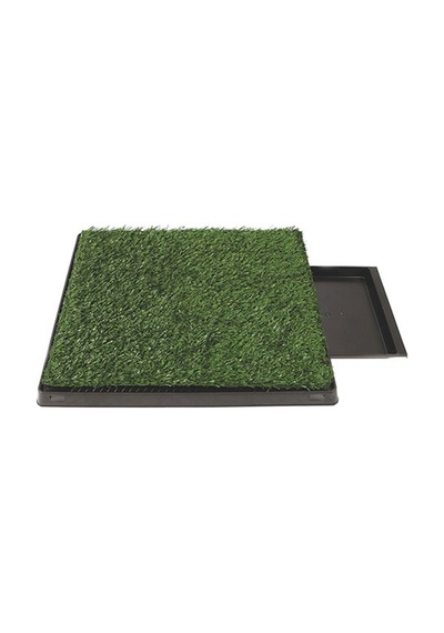 M-pets Grass Mat Çimli Çekmeceli Köpek Tuvaleti 58x46 Cm 244-53044.01