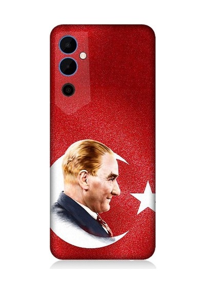 Tecno Pova Neo 2 Uyumlu Bayrak Ve Mustafa Kemal Atatürk Desenli Silikon Kılıf