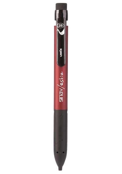 Umix Versatil Kalem Eskiz Sınav 0.9 Mm Bordo U1304-ki