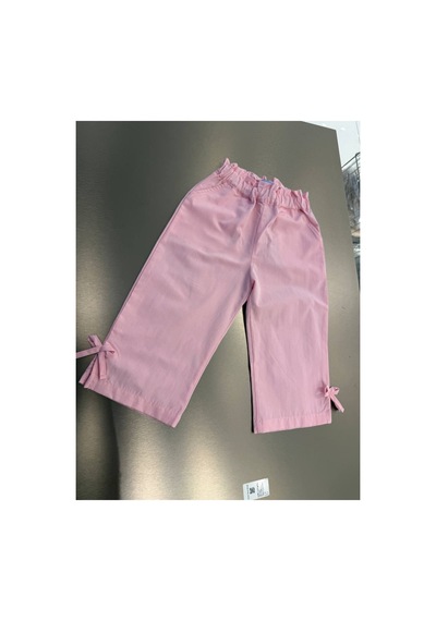 Poala Kids Fiyonk Dokuma Pantolon Pembe