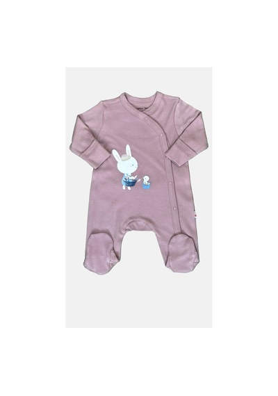 Mother Love Bambu Patikli Bebek Tulumu Pembe