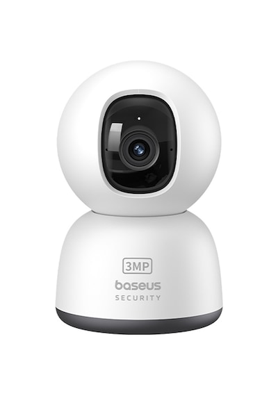 Baseus Security P1 Lite Adaptörsüz 3mp İç Mekan Akıllı Wifi Güvenlik Kamerası Beyaz