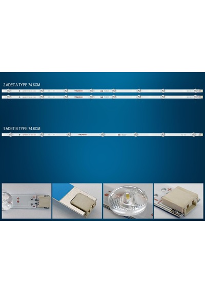 Vestel Uyumlu 40fa5050 Led Bar Takımı
