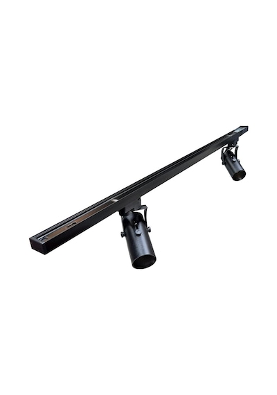 Mimarled Monofaze GU10 Duylu 2 Adet Ray Spot+1 Metre Ray Siyah Re