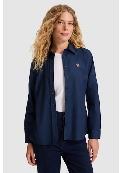 U.s. Polo Assn. Kadın Lacivert Gömlek Basic 50320186-vr033