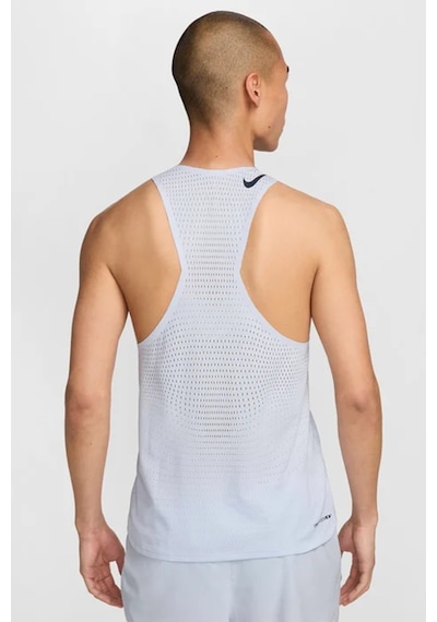 Nike Dri Fit Aeroswift Running Adv Singlet Tank Top Lazer Kesim Koşu Atleti Açık Mavi Açık Mavi