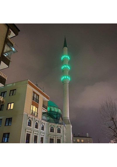minare floresan kandil lambası polikarbon tüp led floresan kandil