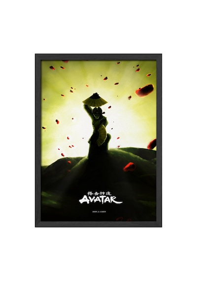 Avatar Siyah Ahşap Çerçeveli Poster, Film Duvar Tablosu