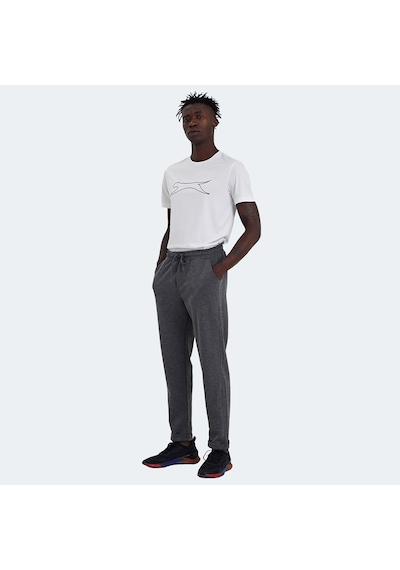 Slazenger NADICA Erkek Cepli Koyu Gri Eşofman Altı