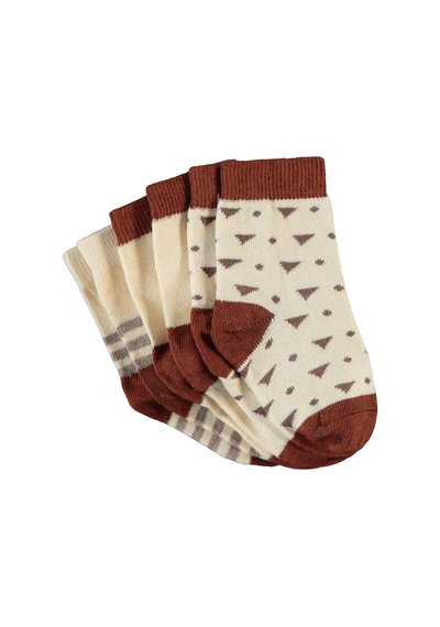 Civil Baby Erkek Bebek 3'lü Çorap Set 6- - Standart