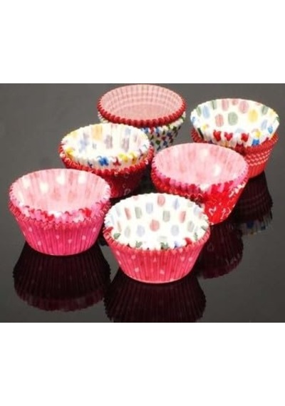 Desenli Cupcake Kalıbı, Renkli Muffin Kağıdı 100 Adet Sku: Smg8690010527004 Açık Gri