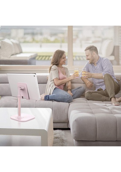 Cep Telefonu Standı, Masa Telefon Tutucu, İphone/tablet Uyumlu, Pembe
