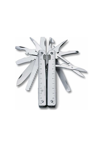 Victorinox Kamp 3.0327.L Swisstool III (Deri Kılıflı) Gümüş