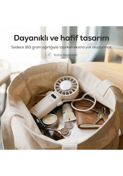 Xenon Smart Peltier Buz Soğutmalı El Vantilatörü 100 Kademe, 3600mah, 8300 Rpm, Usb-c, Askılı