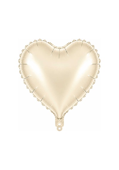 Kalp Folyo Balon Krem 18 İnc