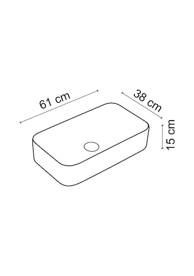 Ey-4730ms Mat Siyah Tezgah Üstü Lavabo