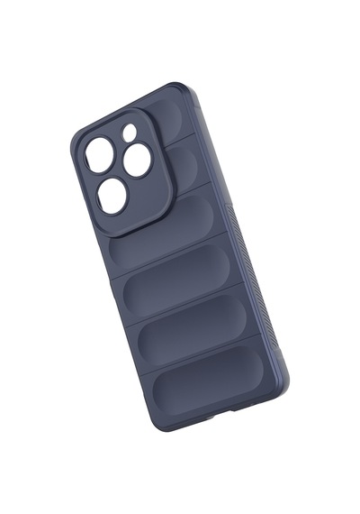 Goocamp İnfinix Hot 40 Pro Kılıf Esnek Tpu Oyuklu Arka Yüzey Tasarımlı Etnik Silikon Siyah