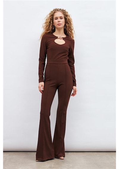 Sateen İspanyol Paça Pantolon 3082-5011 001