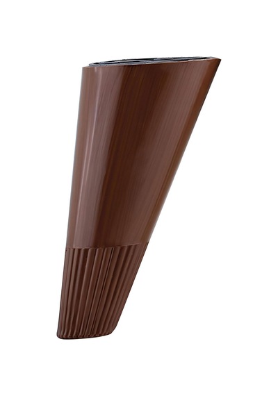 Badem10 Açılı Konik 12 Cm Ahşap Desenli Ayak Mobilya Yükseltici Baza Ayağı Koltuk Kanepe Altı Puf Ayakları 6395751