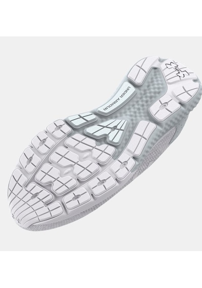 Under Armour UA Kadın W Charged Rogue 3 Knit Spor Ayakkabı 3026147-102 Beyaz - Gri