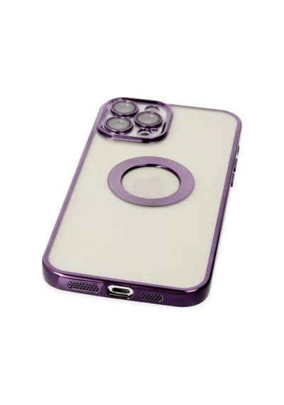 Newface Apple İphone 12 Pro Kılıf Slot Silikon - Mor