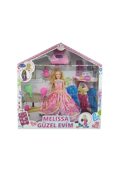 Bebek Yedek Elbiseli Ve Aksesuarlı - 1115-21 - Açık Pembe