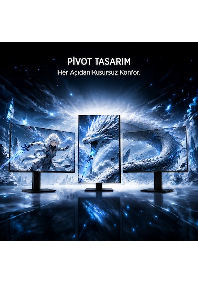 James Donkey Ravel Q70 27'' 210hz 1ms Gtg Fast Ips Qhd 2k Pivot Gaming Monitör Ölü Pikselde Anında Değişim