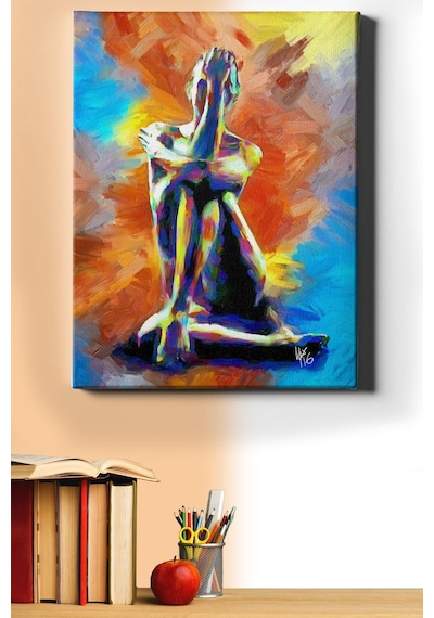 Webstyle Sayılarla Boyama Seti Kasnaklı Egzotik Kadın 60 X 75 Cm
