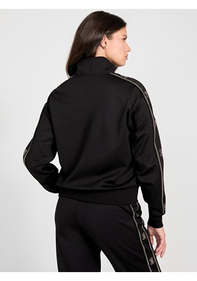 Guess Kadın Octavia Aktif Sweatshirt - Siyah Siyah