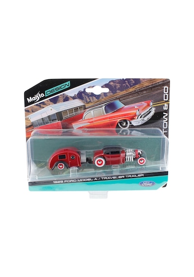 Maisto 1929 Ford Model A / Traveler Trailer 1 64 Oyuncak Araba