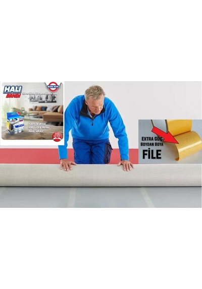 Kaydırmaz Bant Boss Çift Taraflı Halı - Kilim - Paspas Kaydırmaz 2Ad. Diğer