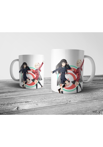 Pixxa Lycoris Recoil Kupa Bardak Model 1