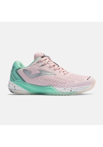 Joma Trals2613ac Rapid Lady Sert Ve Toprak Kort Kadın Tenis Ayakkbısı - Pembe/yeşil
