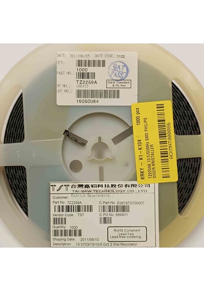 Tz2259a 13.5703mhz Smd Phılıps Diğer Kristaller 19 Adet