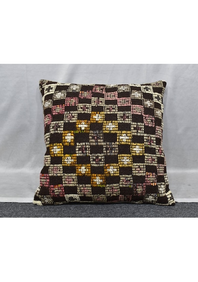 Zehra Abla Halı Yeni El Dokuma Dekoratif Kilim Kırlent Yastık Kılıfı 6234